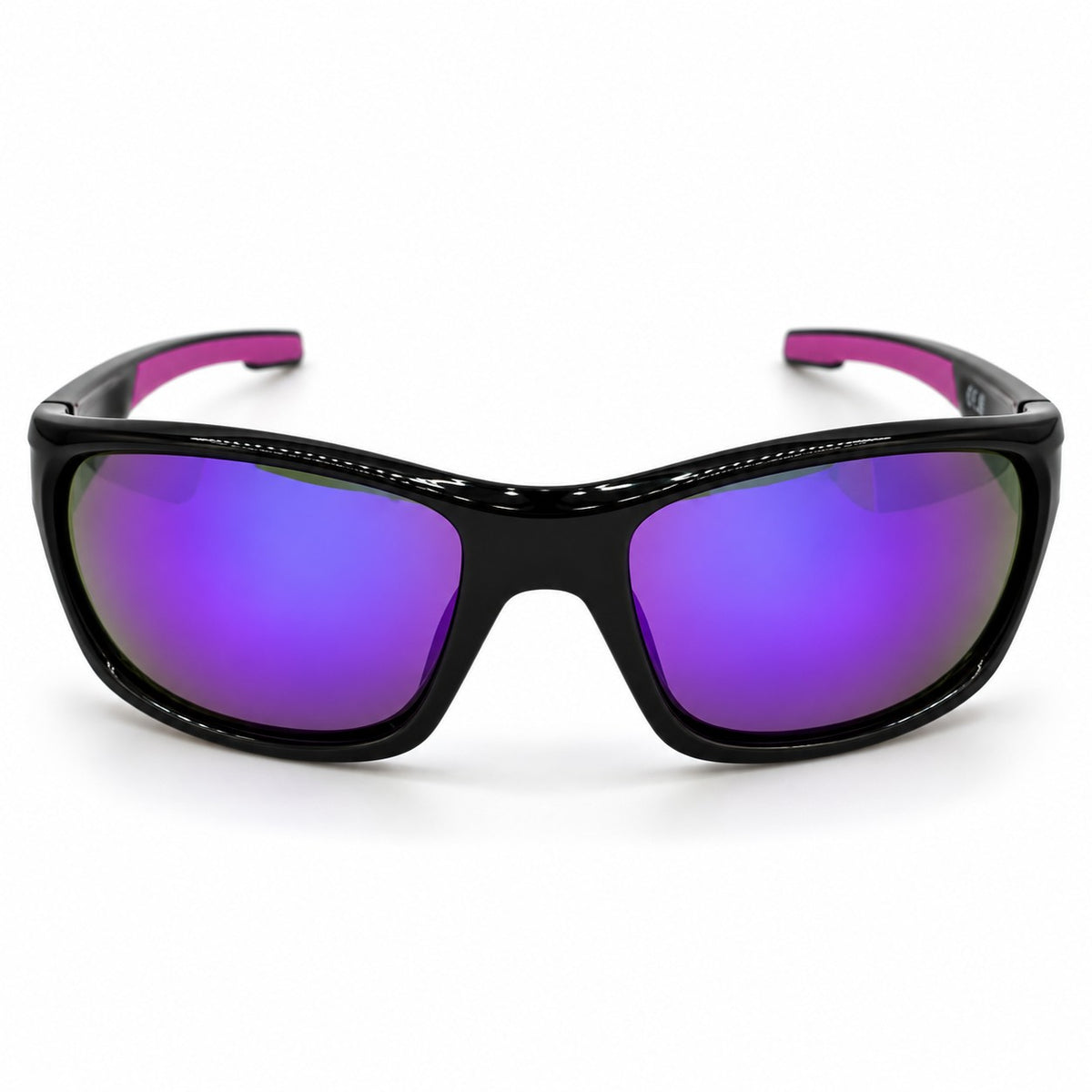 Trio Black Gloss - Purple Mirror Lens Polarised