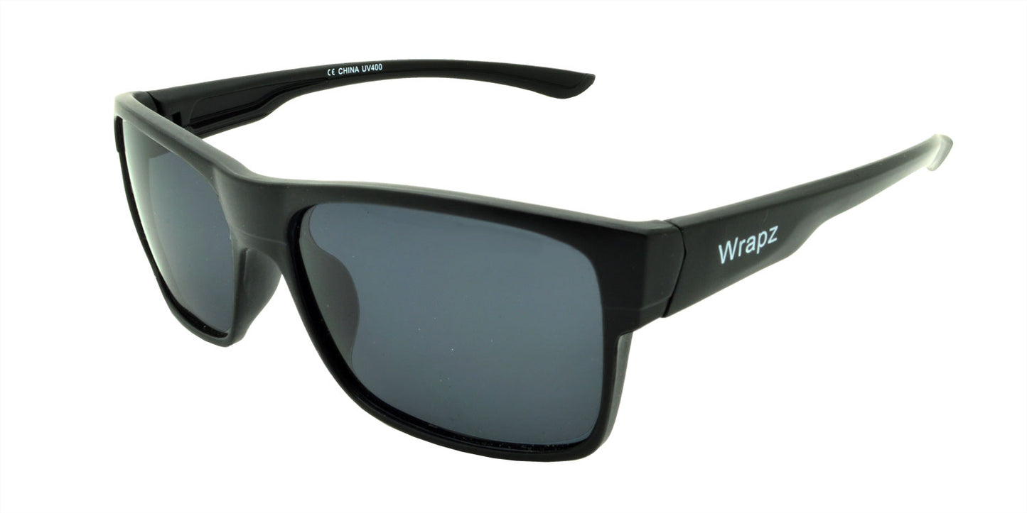 601 Polarised Sunglasses Matte Black with Grey Lens