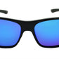 601 Polarised Sunglasses Gloss Black with Blue Mirror Lens