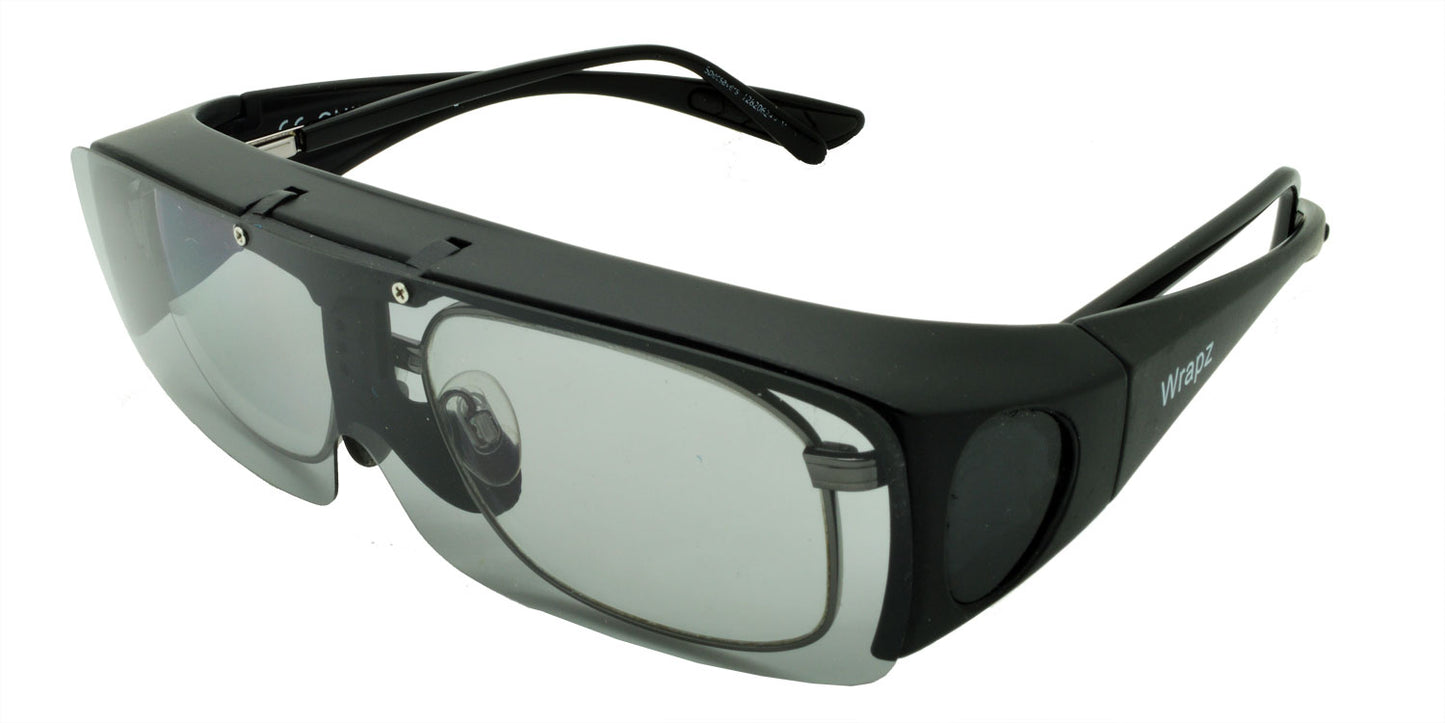 8118 Polarised Photochromic Transition Fit Over Sunglasses Matte Black