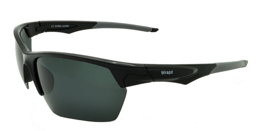 8120 Polarised Sunglasses Gloss Black with Grey Lens