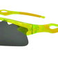 9302 Sunglasses Crystal Neon Green with Grey Vented Lens