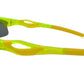 9302 Sunglasses Crystal Neon Green with Grey Vented Lens
