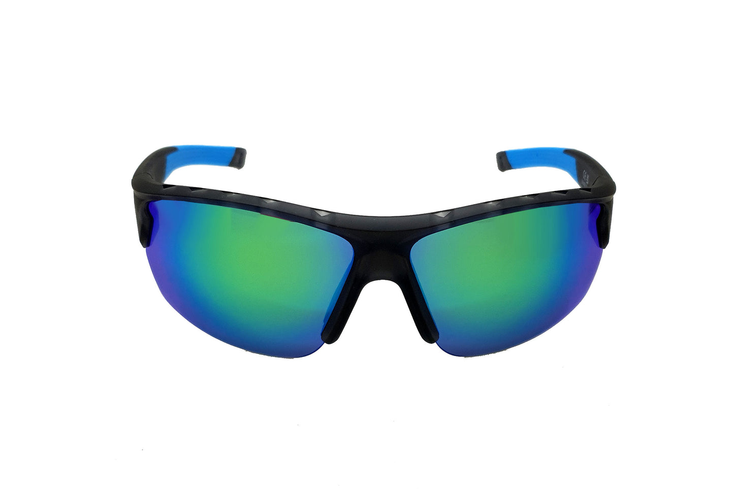 Vortex Matt Grey Vented Frame - Blue/Green Mirror Lens Polarised