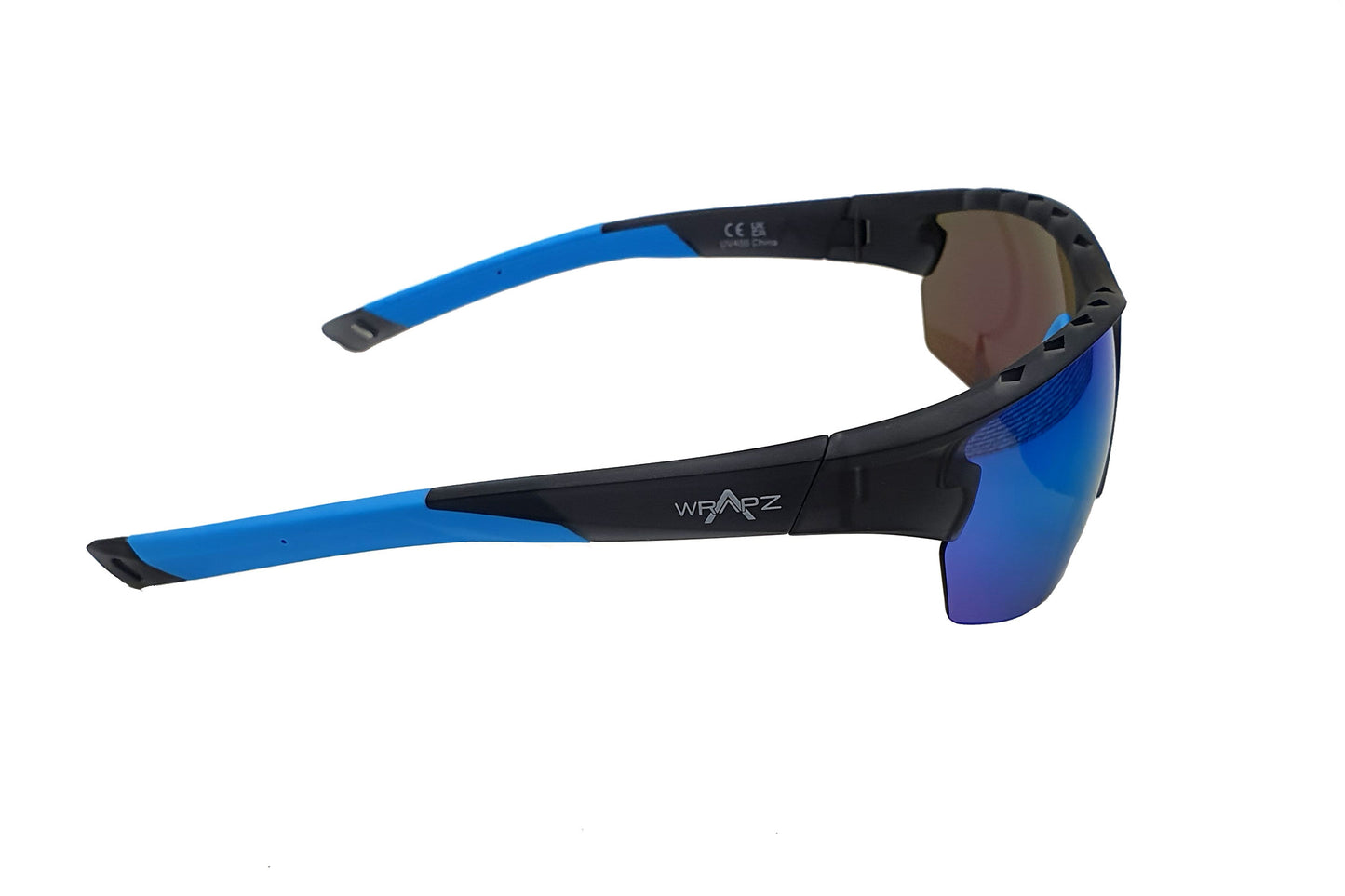 Vortex Matt Grey Vented Frame - Blue/Green Mirror Lens Polarised