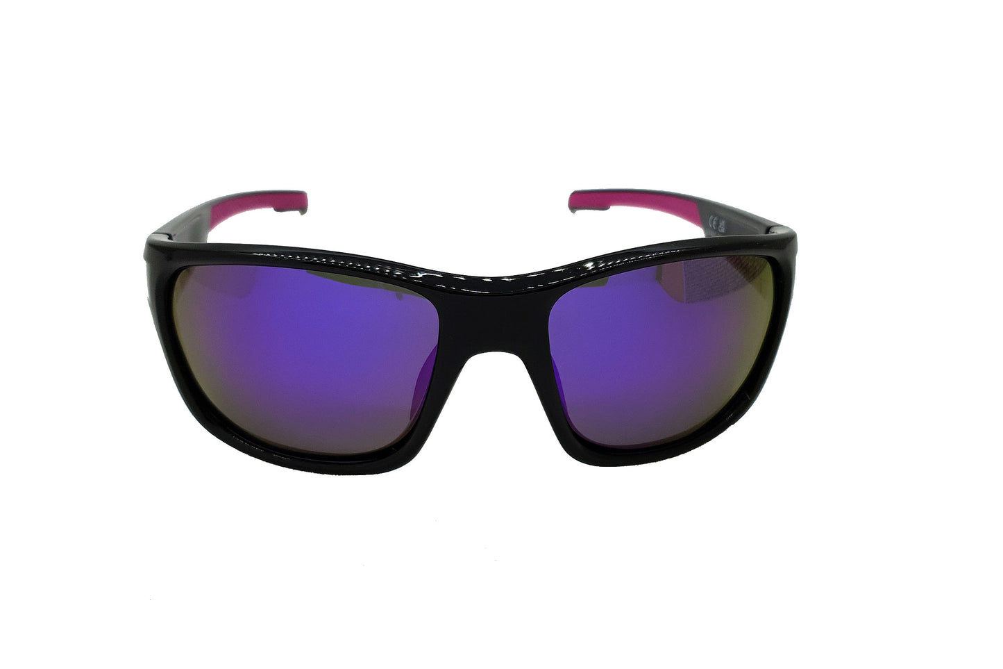Trio Black Gloss - Purple Mirror Lens Polarised