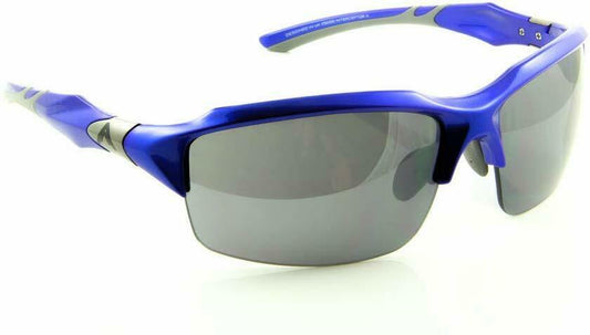 Interceptor Alu Blue with Smoke GREY Lens