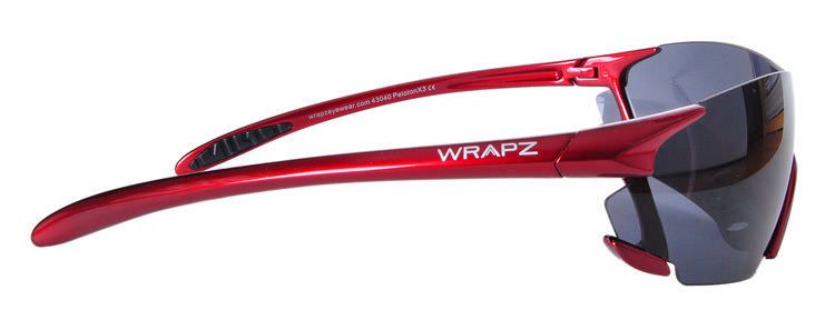 Peloton Cycling Sunglasses 3 Lens Burgundy
