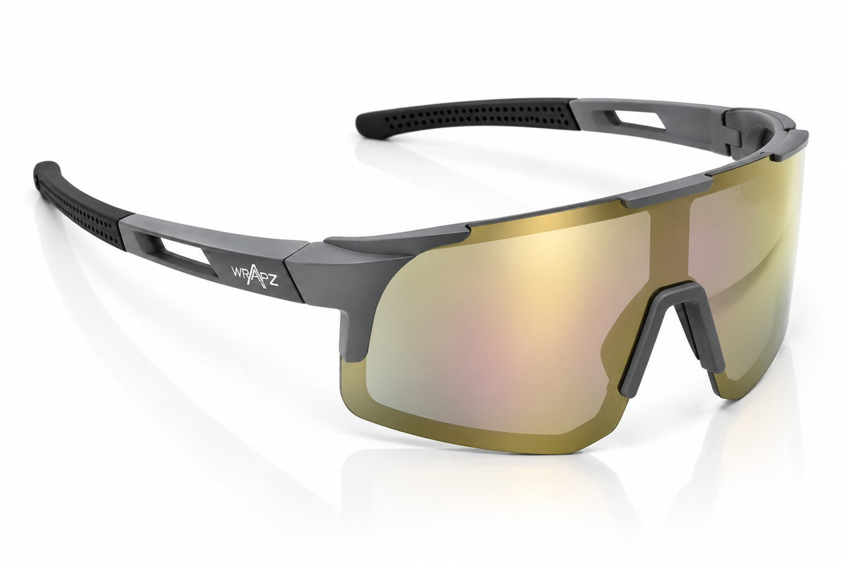 1071 Boundary -  Grey with Gold Mirror Polarised Lens