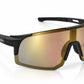1071 Boundary -  Grey with Gold Mirror Polarised Lens
