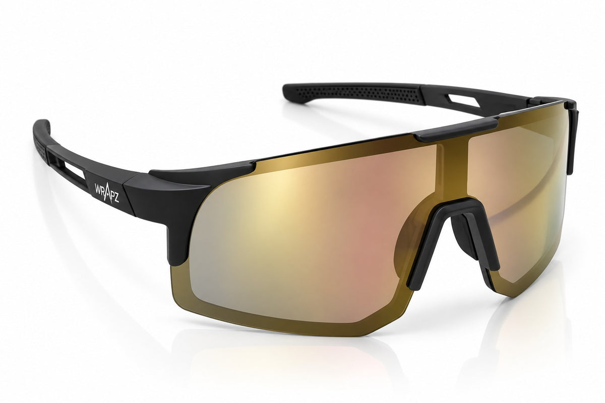 1071 Boundary -  Grey with Gold Mirror Polarised Lens