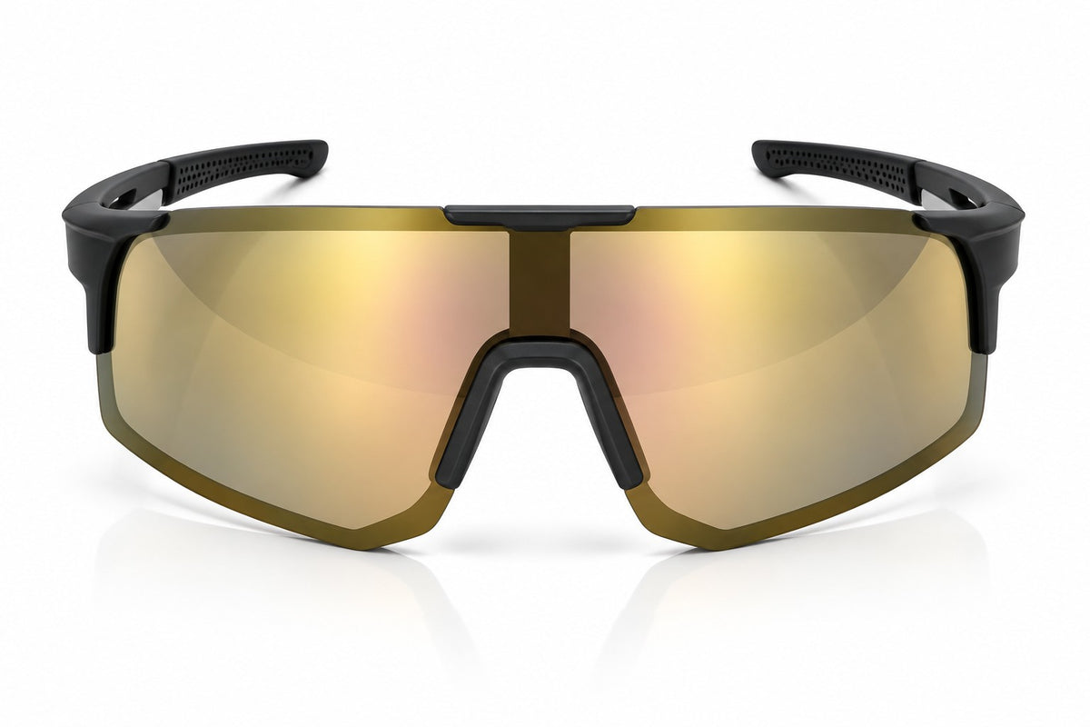 1071 Boundary -  Grey with Gold Mirror Polarised Lens