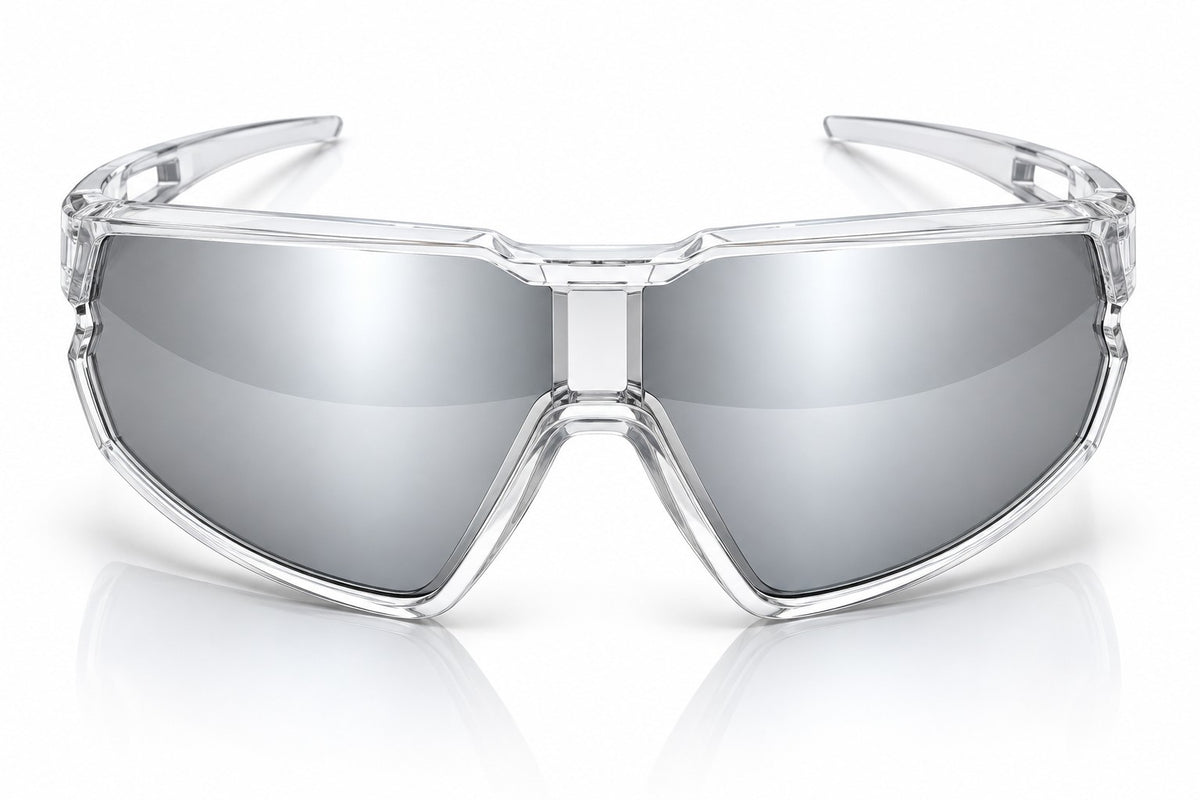 2405 Top Edge -  Crystal Clear Silver Lens