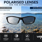 68387 Spin -  Black with Grey Polarised Lens