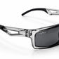 68387 Spin -  Crystal Grey with Grey Polarised Lens