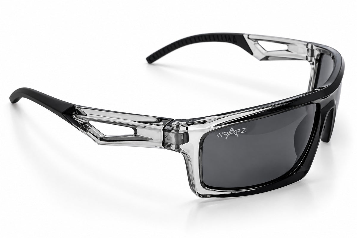 68387 Spin -  Crystal Grey with Grey Polarised Lens