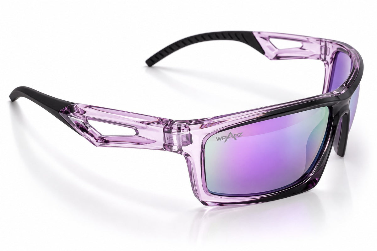 68387 Spin -  Crystal Purple with Purple Polarised Lens