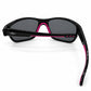 Trio Black Gloss - Purple Mirror Lens Polarised