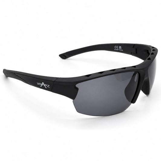 Vortex Matt Black Vented Frame - Grey Lens Polarised