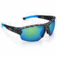 Vortex Matt Grey Vented Frame - Blue/Green Mirror Lens Polarised