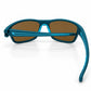 Stealth Matt Teal Blue - Blue Mirror Polarised