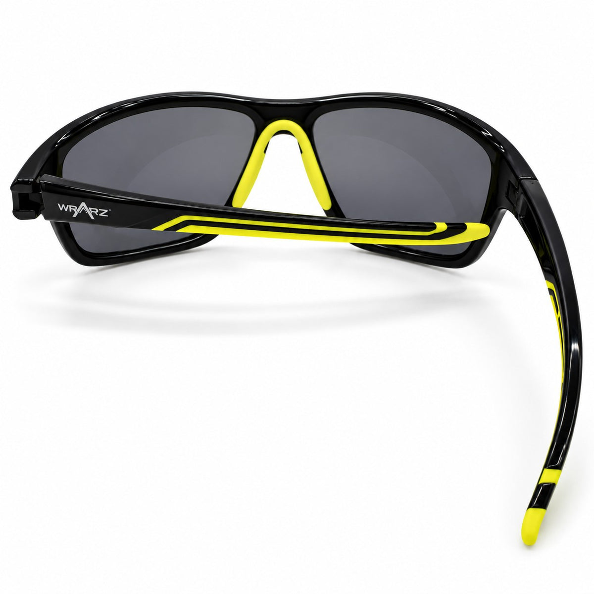 Stripe Gloss Black/Yellow - Lime Yellow Mirror Lens Polarised