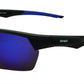 8120 Polarised Sunglasses Matte Black with Blue Mirror Lens