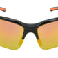 9301 Polarised Sunglasses Gloss Black with Orange Mirror Lens