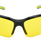 9301 Polarised Sunglasses Gloss Black with Yellow Light Enhancing Lens