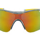 9302 Sunglasses Crystal Grey/Yellow with Sunburst Mirror Lens
